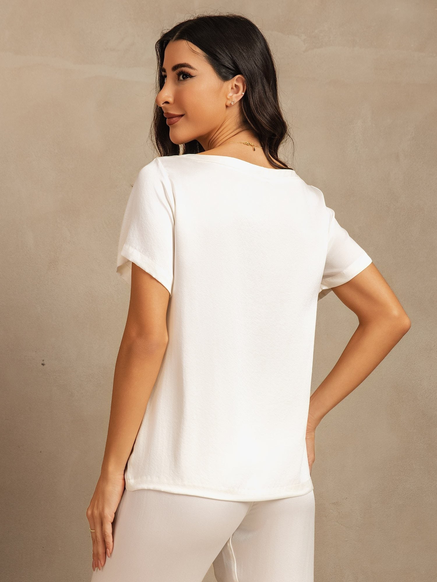 [Vit] SilkSilky-SE 19Momme Silke Womens Pajamas 002