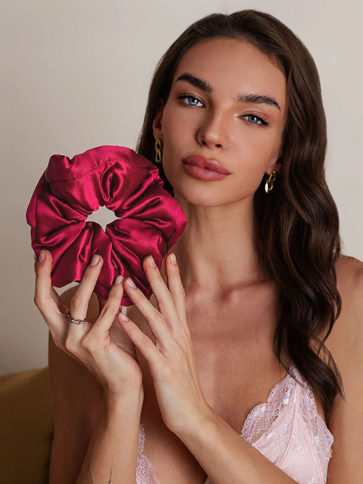 [Vin] SilkSilky-SE Rent Silke Scrunchie 002