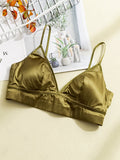 SilkSilky SE Silke Stickad Bra Grön 005