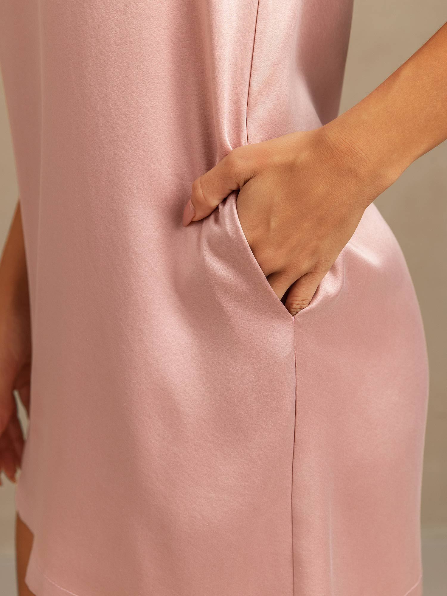 [Persikohud] SilkSilky-SE 19Momme Silke Nightgown 005,