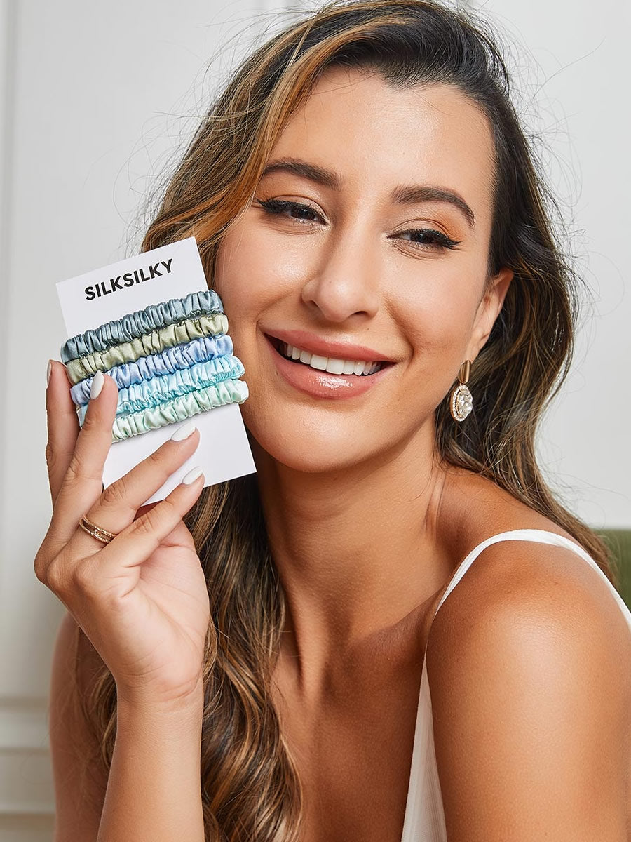 [Group1] SilkSilky-SE 19Momme Rent Silke Scrunchie 001