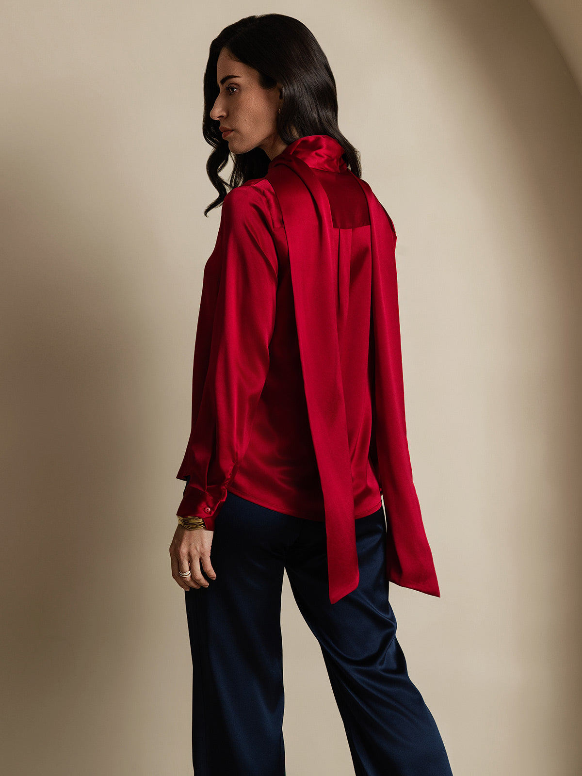 [Vin] SilkSilky-SE 19Momme Silke Womens Shirt 002
