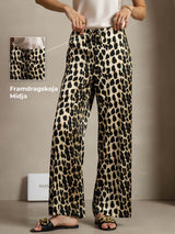 [Leopard] SilkSilky-SE 19Momme Silke Womens Pants 002,