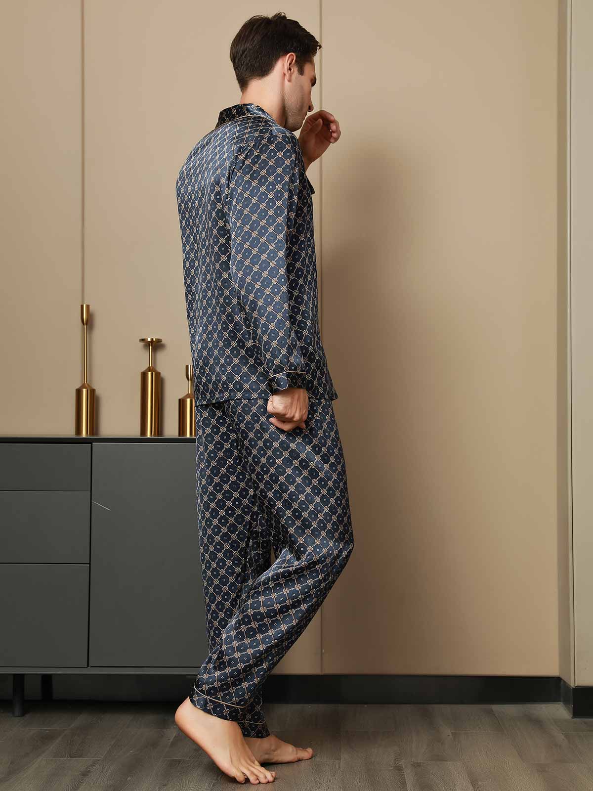 [Marin Kedja] SilkSilky-SE Rent Silke Mens Pajamas 003,
