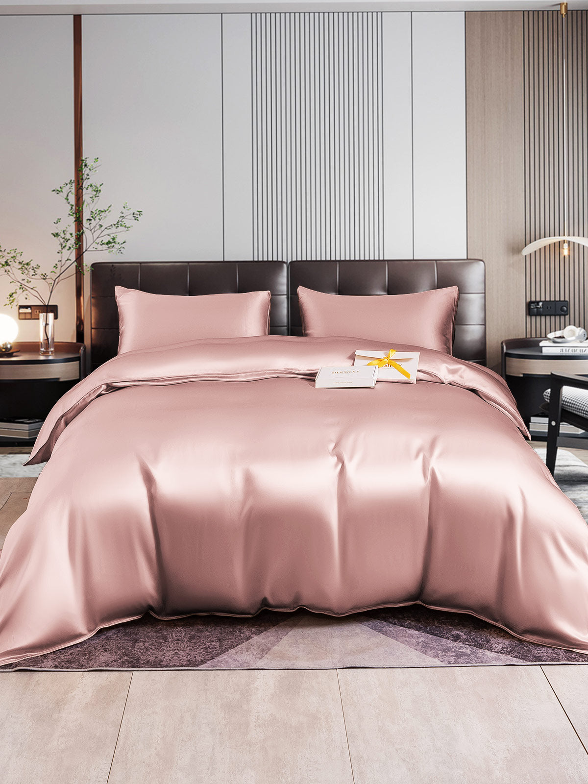 SilkSilky SE 22Momme Rent Silke Bedding Set BlekMauve 001