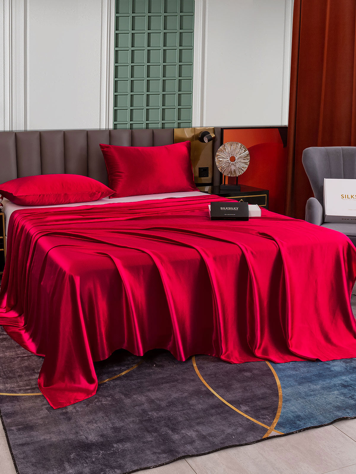 [Vin] SilkSilky-SE 25Momme Rent Silke Bedding Set 001