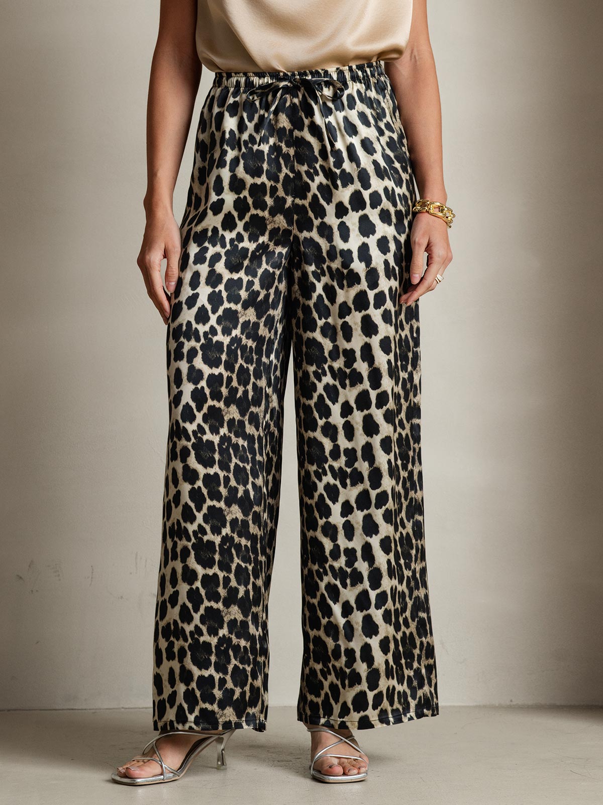 [Leopard] SilkSilky-SE Rent Silke Womens Pants 005