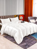 SilkSilky SE 22Momme Rent Silke Bedding Set Vit 002