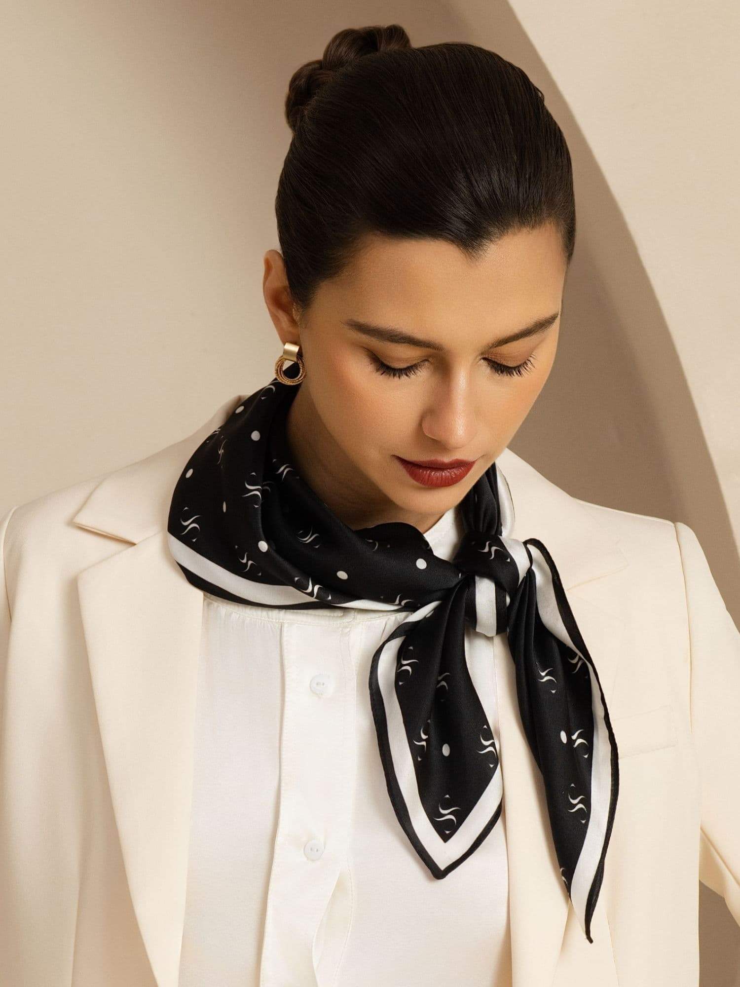 [P105] SilkSilky-SE Pure Silk Scarf 003