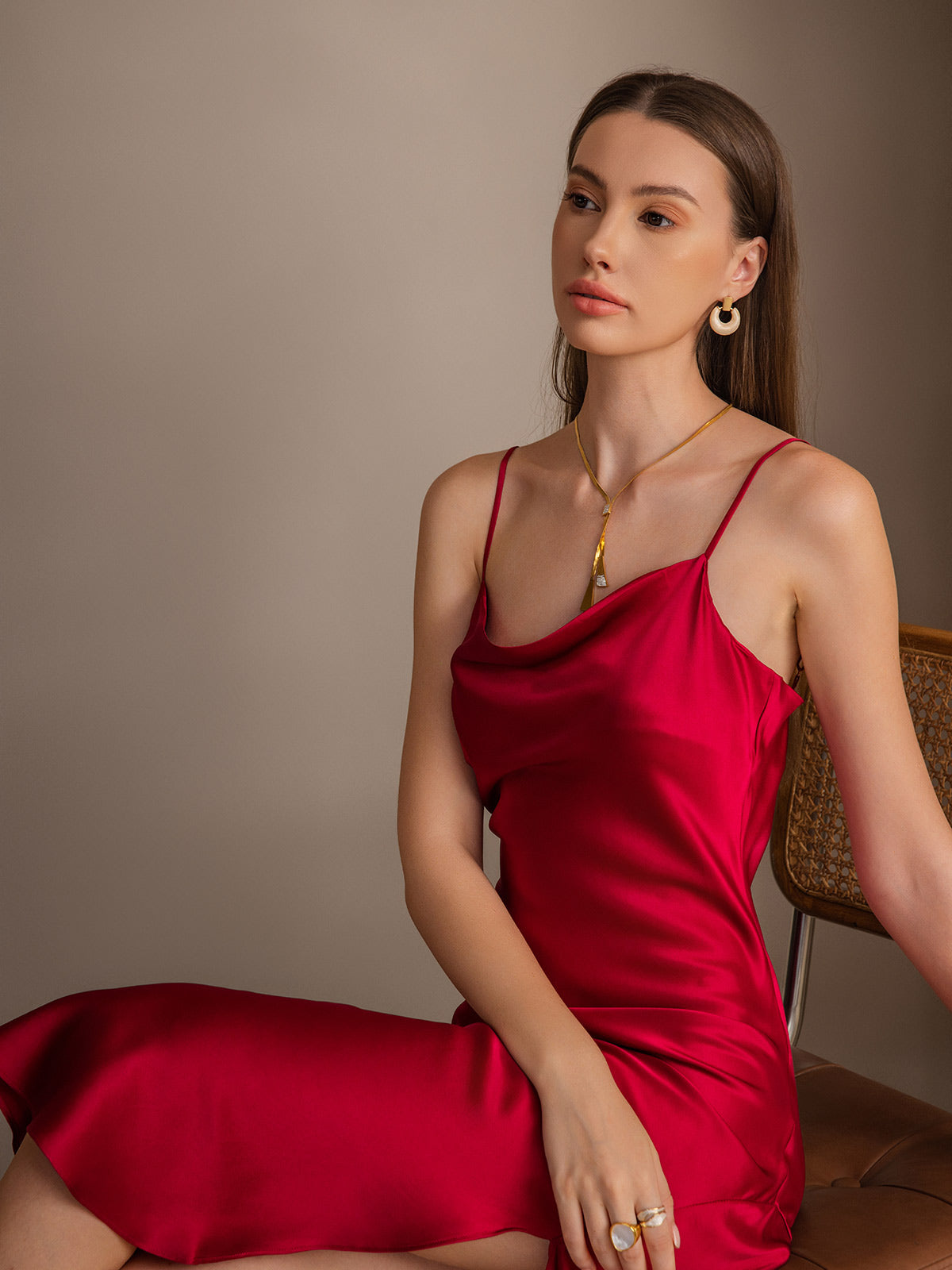 [Vin] SilkSilky-SE 19Momme Rent Silke Dress 003