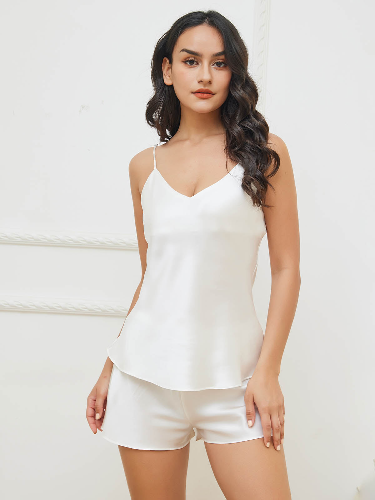 [Vit] SilkSilky-SE Rent Silke Camisole Set 001