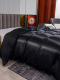 SilkSilky SE 22Momme Rent Silke Duvet Cover Svart 003