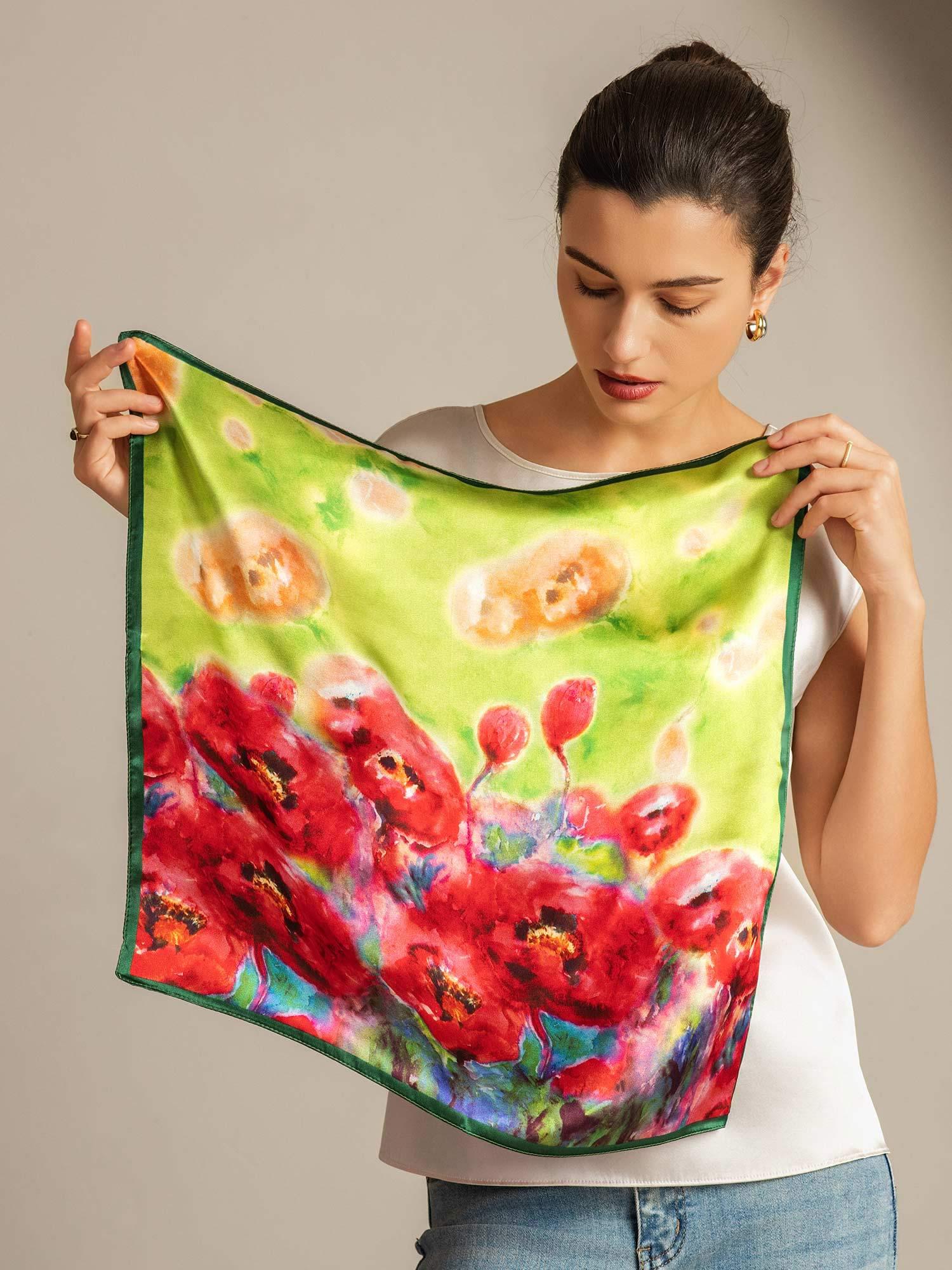 [P099] SilkSilky-SE Rent Silke Scarf 002,