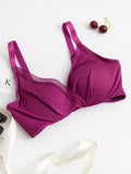 SilkSilky SE Silke Stickad Bra Lila 007