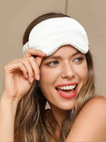 SilkSilky-SE 19Momme Rent Silke Eye Mask Vit 002