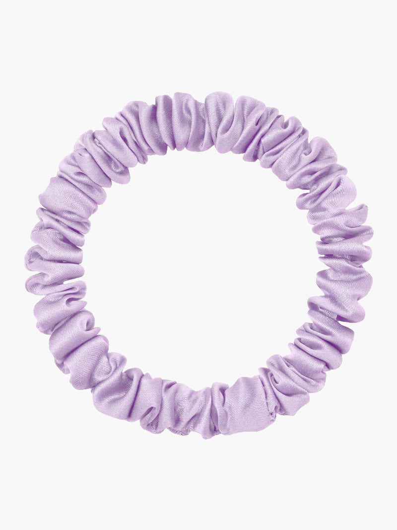 [Lavendel] SilkSilky-SE 19Momme Rent Silke Scrunchie 004