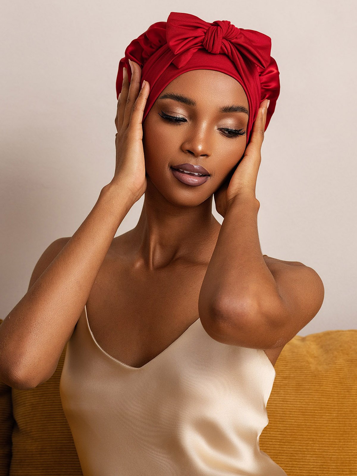 SilkSilky-SE Rent Silke Sleep Cap Vin 005