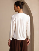 [Vit] SilkSilky-SE Long Sleeve Blouse 002