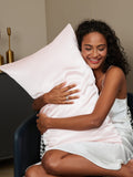 SilkSilky SE 30Momme Rent Silke Pillowcase Rosa 001