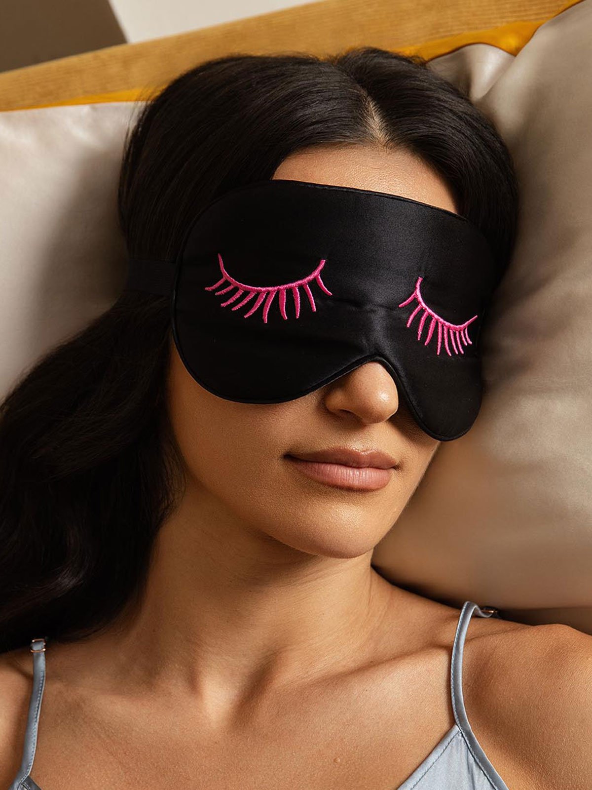 [RosaÖgonfransar] SilkSilky-SE Rent Silke Eye Mask 003
