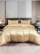 [Beige] SilkSilky-SE 22Momme Bäddset 002