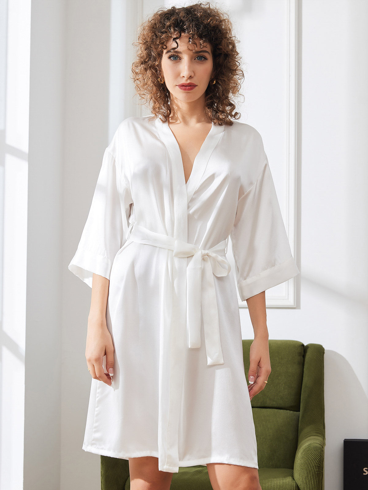 [Vit] SilkSilky-SE Rent Silke Womens Robe 005,