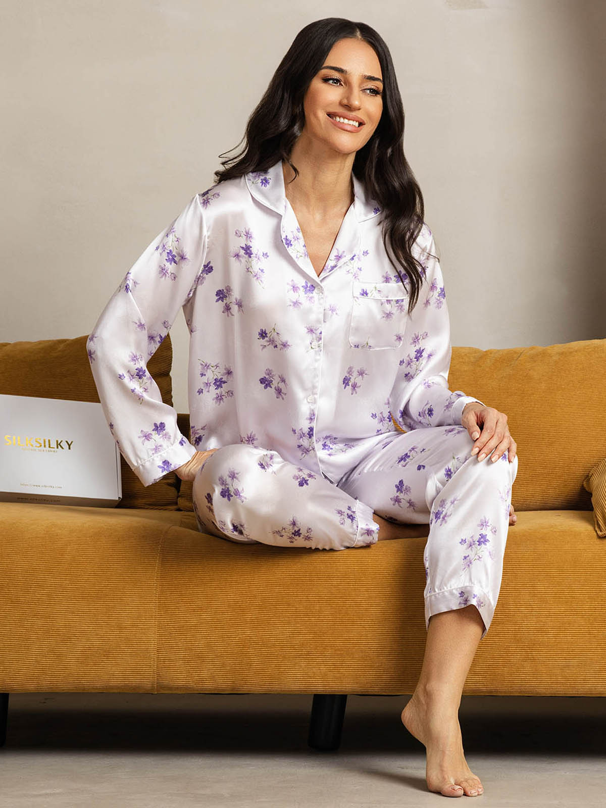 [Syrenblom] SilkSilky-SE Rent Silke Womens Pajamas 001