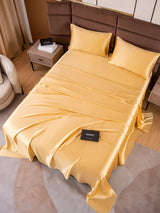 [Champagne] SilkSilky-SE 19Momme Bäddset 005