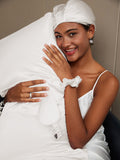 SilkSilky SE 19Momme Rent Silke Pillowcase Set Vit 001