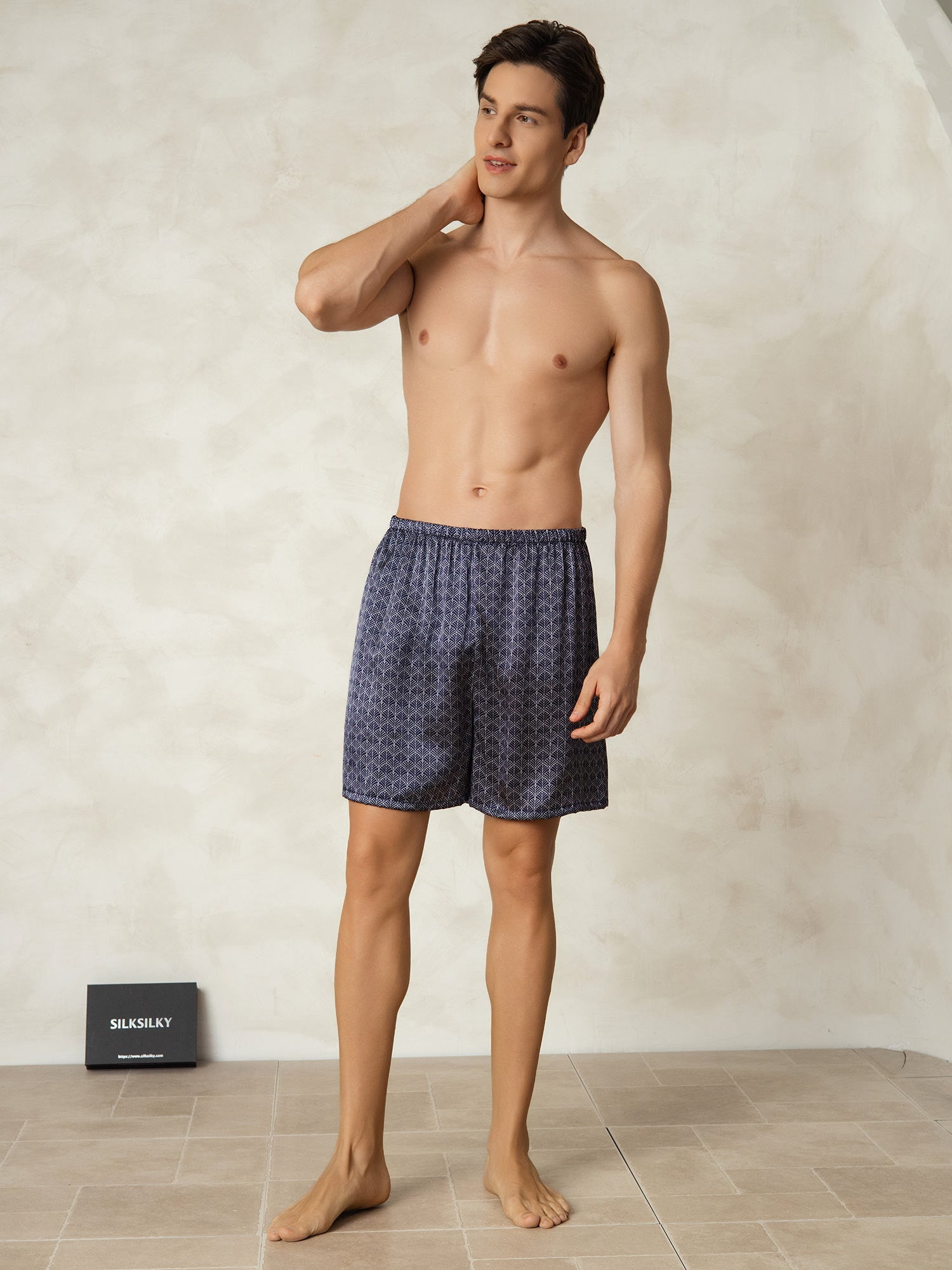 [Marin Ginkgo] SilkSilky-SE Rent Silke Mens Sleep Bottoms 006