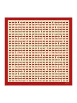 [Beige Körsbär] SilkSilky-SE Scarf 001