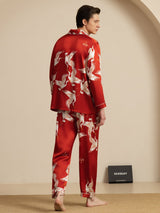 [Vin] SilkSilky-SE Long Sleeve Lapel Collar Herr Pyjama 002