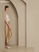 SilkSilky-SE 19Momme Silke Womens Pants video 001