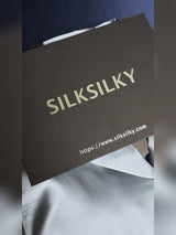 SilkSilky-SE Short Sleeve Lapel Collar Dam Pyjama video 001