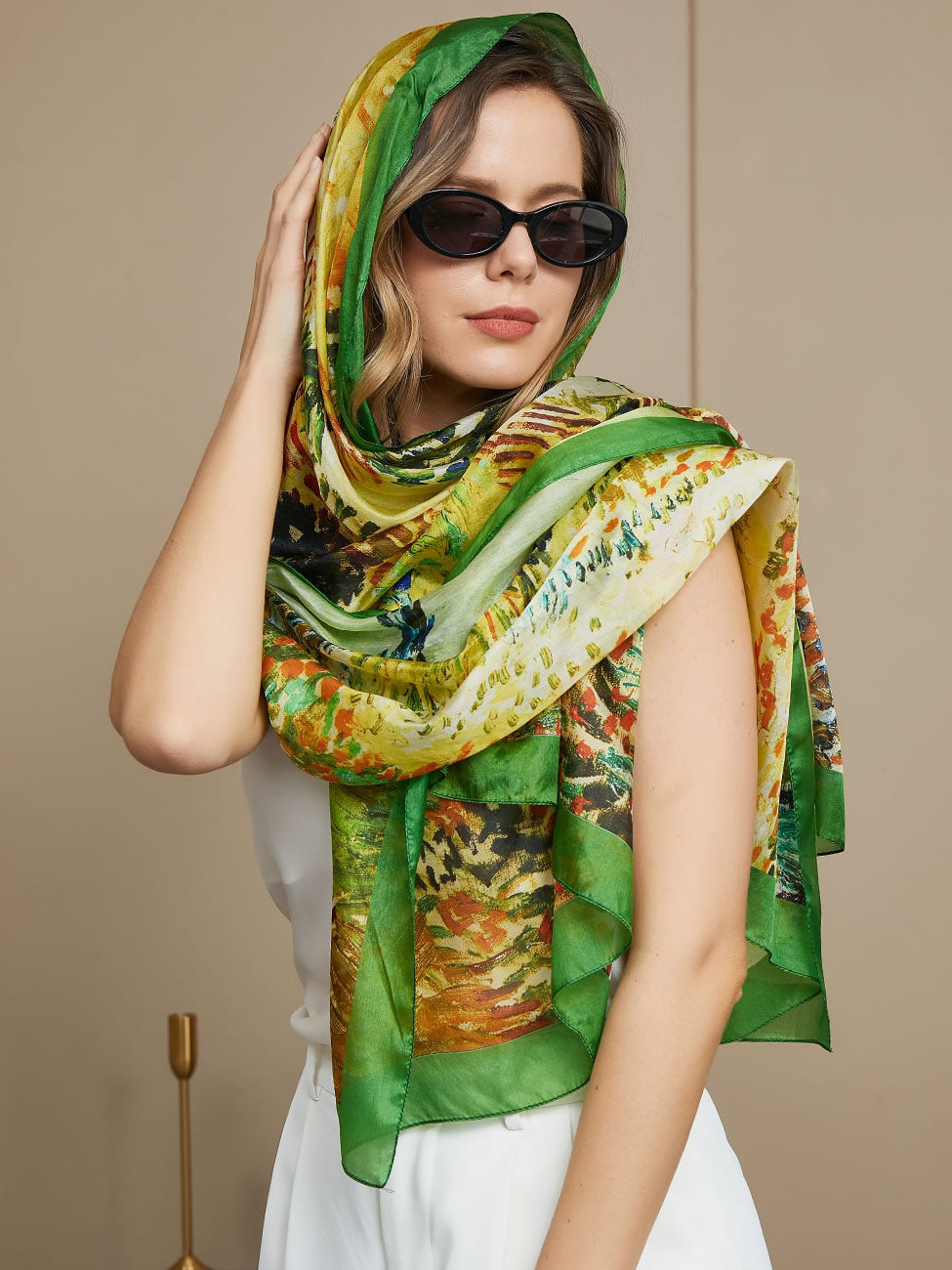 SilkSilky SE Rent Silke Scarf Multi 001