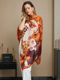 SilkSilky SE Rent Silke Scarf Multi 013