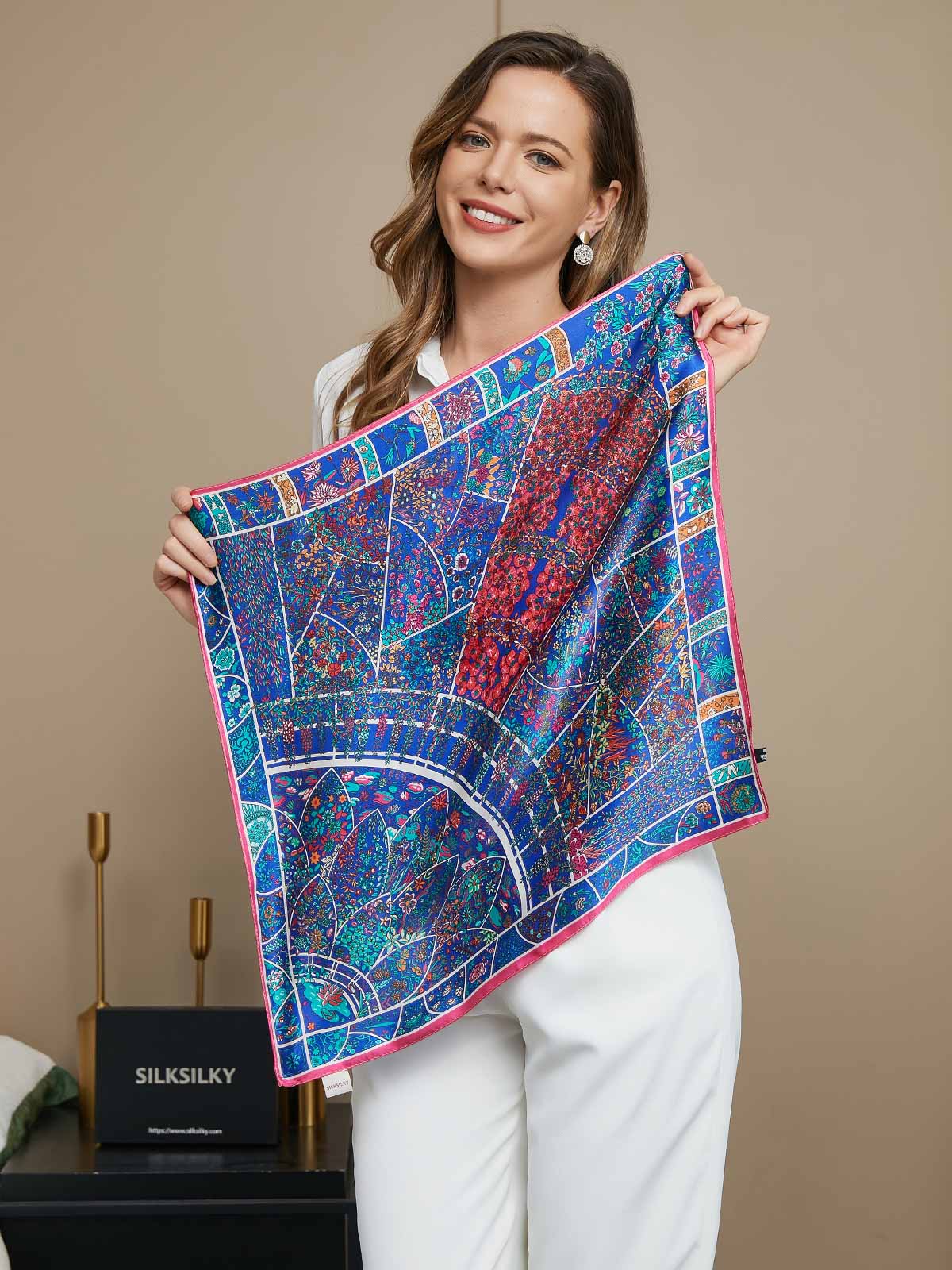 SilkSilky SE Rent Silke Scarf Multi 001