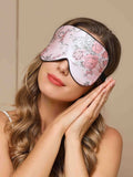 SilkSilky SE 19Momme Rent Silke Eye Mask Rosa 001