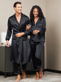 SilkSilky SE Rent Silke Lång Ärm Couple Black 003