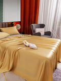 SilkSilky SE 25Momme Rent Silke Bedding Set Champagne 005