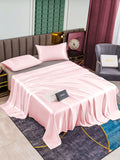 SilkSilky SE 25Momme Rent Silke Bedding Set Rosa 002