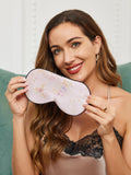 SilkSilky SE 19Momme Rent Silke Eye Mask Ljusrosa 001