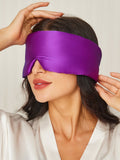 SilkSilky SE 19Momme Rent Silke Eye Mask Lila 001