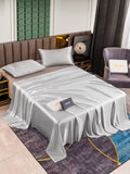 SilkSilky SE 25Momme Rent Silke Bedding Set Silver 003